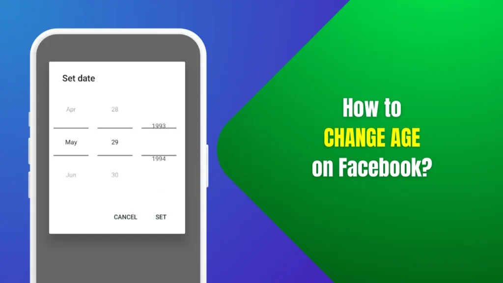How to Change Age on Facebook