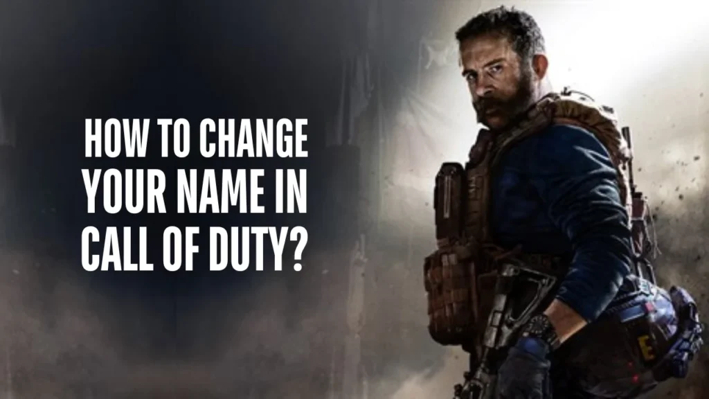 Call Of Duty Character With Title Text How To Change Your Name In Call Of Duty