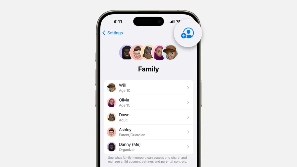 Family Screen on iPhone - How to Change Apple ID Password