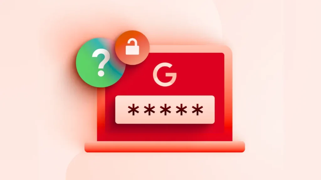 Illustration of Gmail and Password - How to Change Gmail Password?