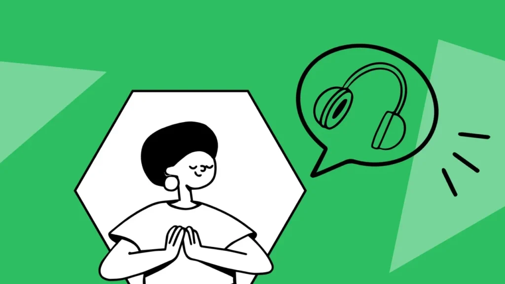 Illustration of Of a Woman and Headphone - How to Change Spotify Username?