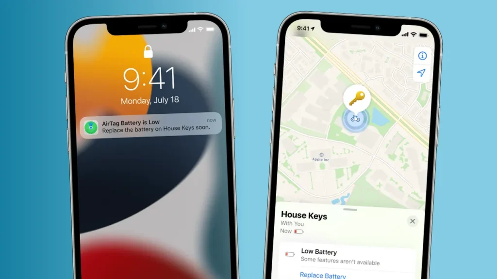 iPhone LockScreen & Find My Screen Displaying AirTag Battery Low - How to Change AirTag Battery?