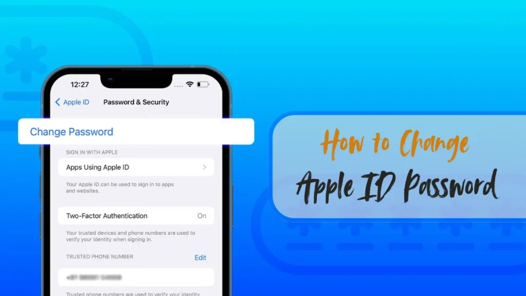 How to Change Apple ID Password