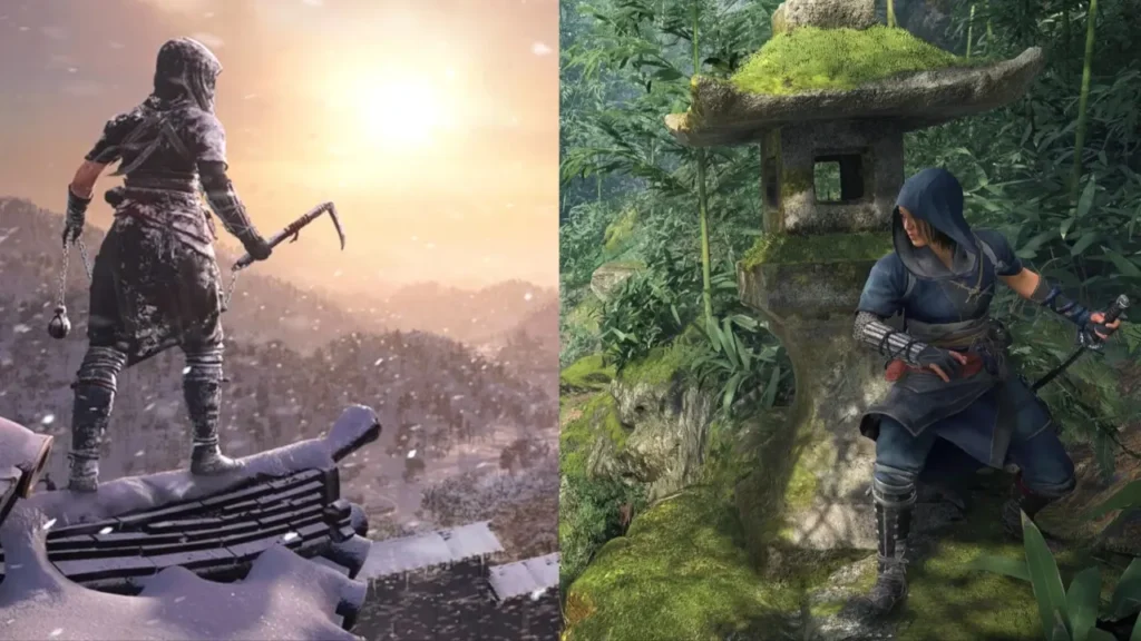 Assassin's Creed Shadows Winter & Spring Screenshots' Collage - How to Change the Season in Assassin's Creed Shadows?