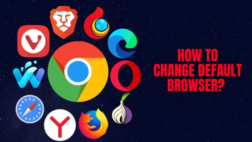 Different Web Browser Logos Next to Title Text - How to Change Default Browser?