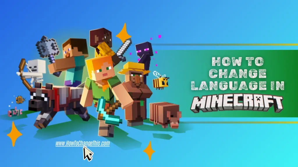 Minecraft Characters With Blog Title Text - How to Change Language in Minecraft?