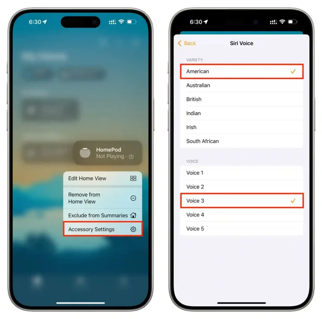 How to Change Siri Voice