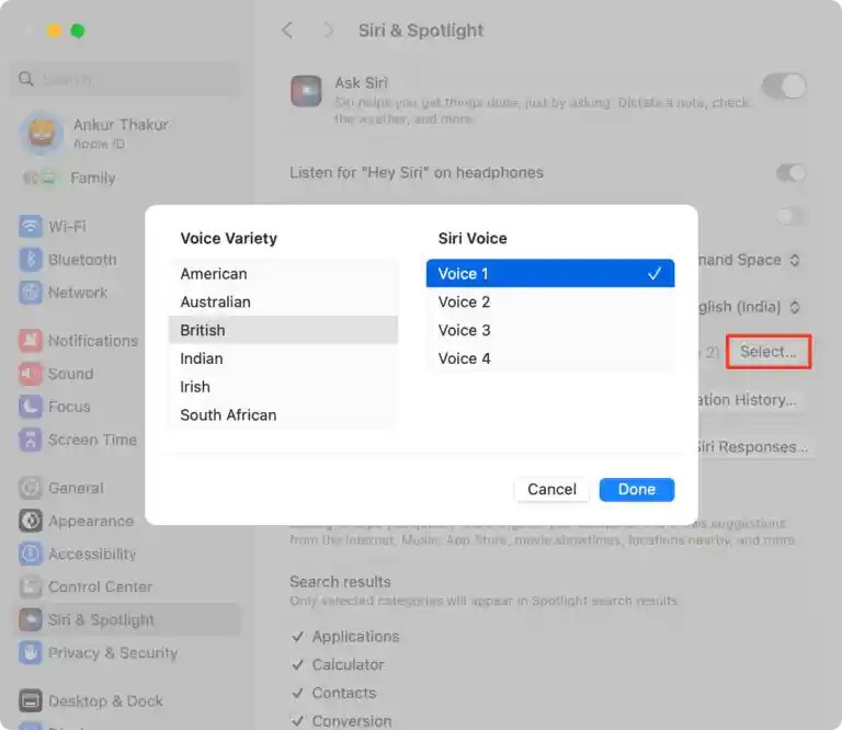 How to Change Siri Voice