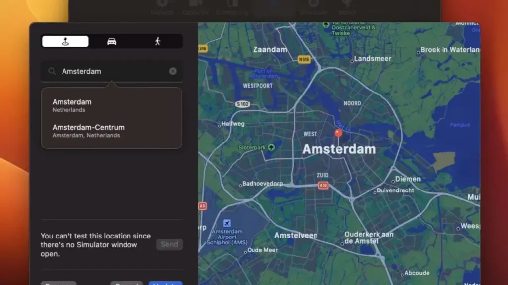 Amsterdam Map on Location Spoof App - How to Change Location on iPhone?