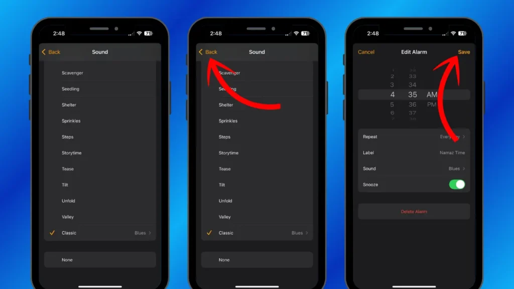 Final Steps of How to Change Alarm Sound on iPhone?