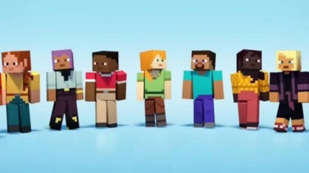Mine Craft Character in Different Skins - How to Change Minecraft Skin?