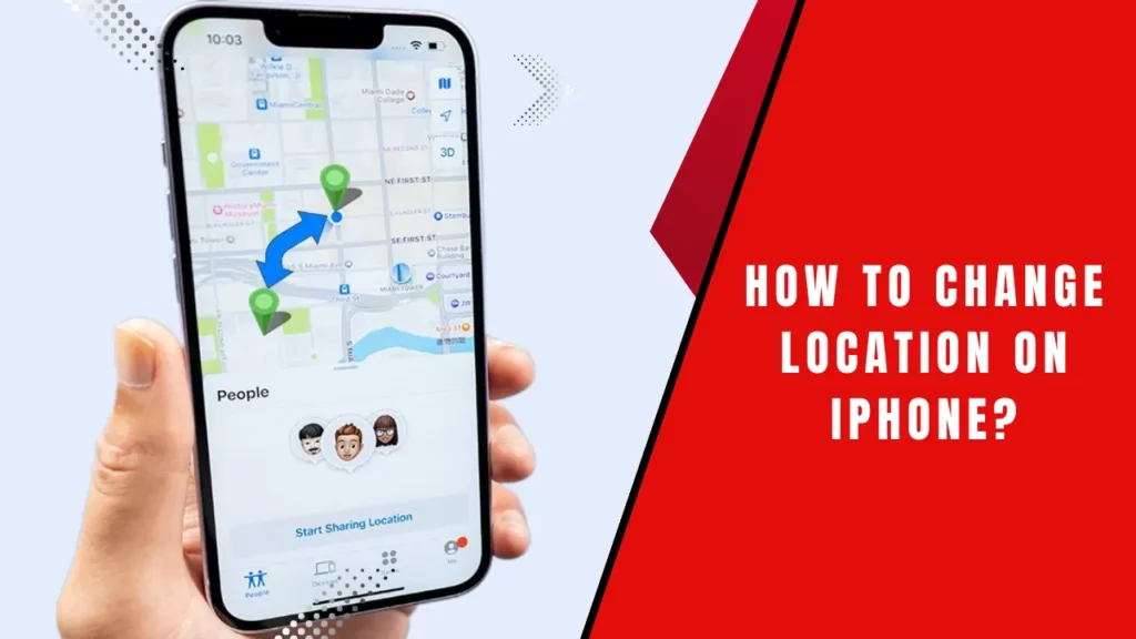 Street View on iPhone next To Title Text - How to Change Location on iPhone?